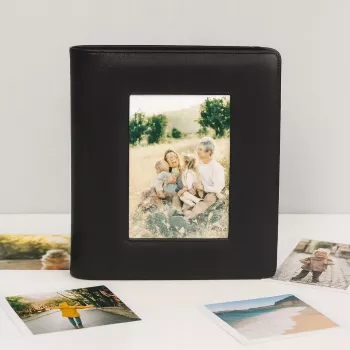 LOVEINSTANT Album Na Zdjęcia Do Zdjęć 10x15 Cm 10x15cm Na 160 Zdjęć Love Instant / Czarny