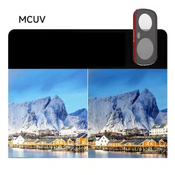 SUNNYLIFE MC UV Protective Filter for Insta360 ONE X2 / X3 – Ultra Slim Multi-Coated Optical Glass, Snap-On, Black Frame