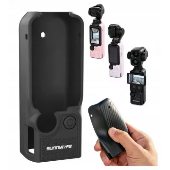 SUNNYLIFE OP4-BHT200-D TPU Protective Case for DJI Osmo Pocket 3 / 4 / 4P - Black