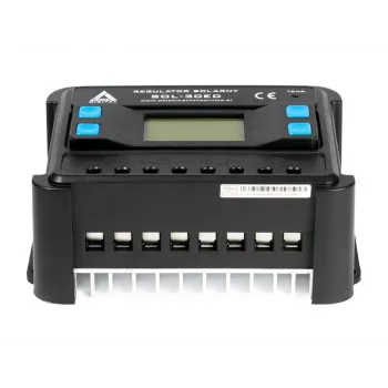 AZO Digital PWM SOL-30ED 12/24V 30A Solar Charge Controller with LCD Display