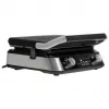 Adler AD 3084 Waffle Maker with LED Display, 5 Programs, 7 Browning Settings, 1600 W (max 2400 W), Non-Stick Plates, Black/Silver