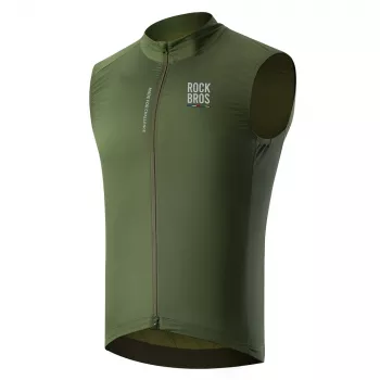 ROCKBROS ROAD TO SKY Men's Lightweight Breathable Cycling Vest M - Green