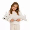 LEAN TOYS West Highland Plush Dog Cuddly Toy White 60 cm