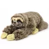 LEAN TOYS Realistic Sloth Plush Toy with Velcro Paws 34 cm