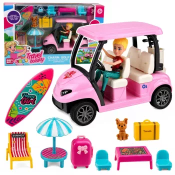 LEAN TOYS Meleks Golf Set Doll Dog Golf Set Holiday Accessories