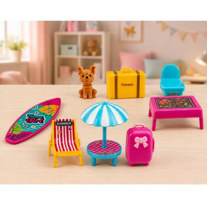 LEAN TOYS Meleks Golf Set Doll Dog Golf Set Holiday Accessories