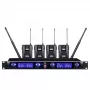 DNA Professional DNA WM4 Wireless Microphone System with 4 Handheld Transmitters UHF Quad Channel Set
