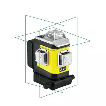 NIVEL SYSTEM CLx3G 3x360° Green Line Laser Level with Li-Ion Battery