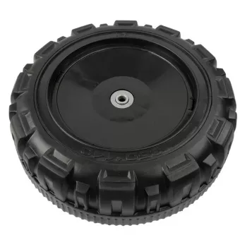LEAN CARS Rear Wheel for Electric Ride-On Quad BDM0909 BDM906 - Black, 280mm, Hexagonal 12mm Bore