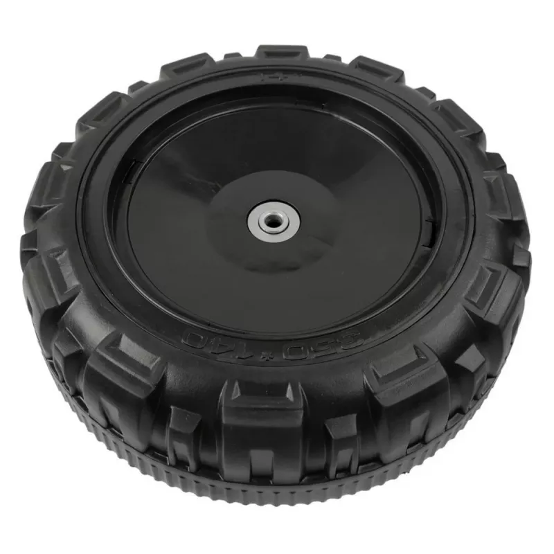 LEAN CARS Rear Wheel for Electric Ride-On Quad BDM0909 BDM906 - Black, 280mm, Hexagonal 12mm Bore