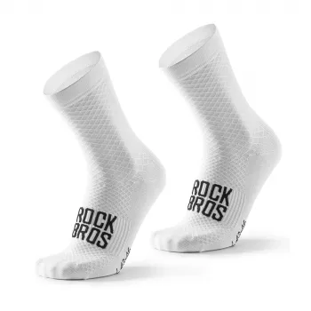 Rockbros ROAD TO SKY Cycling Socks White EU 39-42