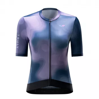 ROCKBROS Women's TVI Cycling Jersey Short Sleeve Navy Blue Size S