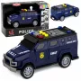LEAN TOYS SWAT Special Unit Police Car 1:32 Scale with Lights, Sounds and Pull-Back Action - Navy Blue