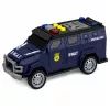 LEAN TOYS SWAT Special Unit Police Car 1:32 Scale with Lights, Sounds and Pull-Back Action - Navy Blue