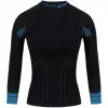 Alpinus Tactical Women's Thermoactive Base Layer Sweatshirt Black-Blue GT43210 Size S