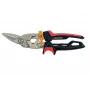 Fiskars PowerGear X Left-Handed Aviation Snips for Sheet Metal, 20 mm Cutting Capacity, PTFE-Coated Blades, FiberComp Handles