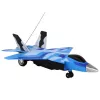 LEAN TOYS 16645 Remote Control F-16 Fighting Falcon Jet with Sound and Light Effects, 2.4 GHz, Grey