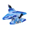 LEAN TOYS 16645 Remote Control F-16 Fighting Falcon Jet with Sound and Light Effects, 2.4 GHz, Grey