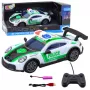 LEAN TOYS RC Drift Police Sports Car with LED Lights 1:22