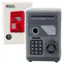 LEAN TOYS Electronic Safe ATM Piggy Bank with PIN for Children, Gray