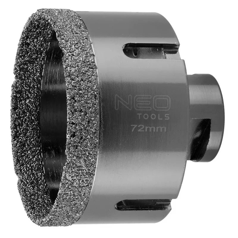 NEO TOOLS 55-316 Diamond Core Drill Bit 72 mm x M14 for Angle Grinder
