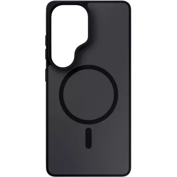 3MK Smoke MagCase for Samsung Galaxy S26 Ultra - Black Translucent Matte, MagSafe, Absorber175™ Drop Protection
