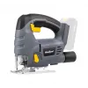 REBEL 20V Cordless Jigsaw (Body Only) - 80mm Wood Cutting Depth, 4-Stage Orbital Action, Tool-Free Blade Change