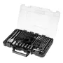 GRAPHITE 90-Piece Socket and Drill Bit Set with Ratchets, Metric, Chrome Vanadium Steel
