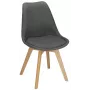 NO NAME DINING CHAIR BLACK DC0022 47X41X82