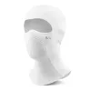 ROCKBROS LF25699 Fleece Cycling Balaclava – White | Thermal Full Face Mask for Winter Cycling, Skiing & Motorcycling