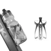 ROCKBROS RKL02 Aluminum Alloy Bicycle Bottle Cage - Black/Silver