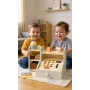 PROMIS Wooden Cash Register for Children – Pretend Play Shop Till with Play Money, Scanner & Credit Card