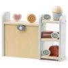 PROMIS Wooden Cash Register for Children – Pretend Play Shop Till with Play Money, Scanner & Credit Card