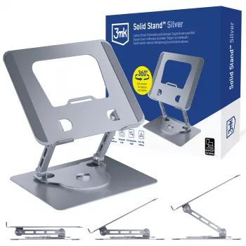 3mk Solid Stand - Silver Universal Phone & Tablet Stand