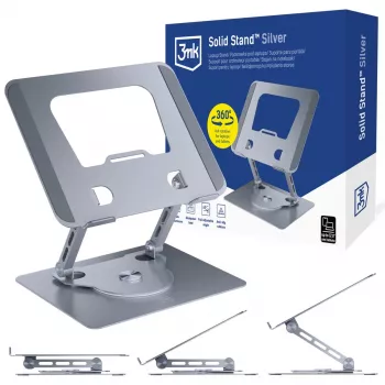 3mk Solid Stand - Silver Universal Phone & Tablet Stand