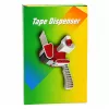 LEAN Manual Packing Tape Dispenser with Tensioner, Width 50mm, Red and Black