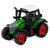 LEAN TOYS Agricultural Farm Tractor with Log Trailer, Friction Drive, Bale, 35 cm