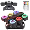 LIGHT4ME CLUBMIX Moving Multi-Effect Light with White Spot, RGB Ring and Lasers