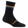 Darn Tough Women's Prism Micro Crew Lightweight Cushion Socks - Black