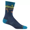 Darn Tough Ridge Runner Micro Crew Ultra-Lightweight Running Socks - Midnight