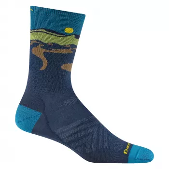 Darn Tough Ridge Runner Micro Crew Ultra-Lightweight Running Socks - Midnight