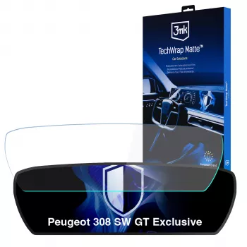 3MK PROTECTION TechWrap Matte Instrument Cluster Protective Film for Peugeot 308 SW GT Exclusive