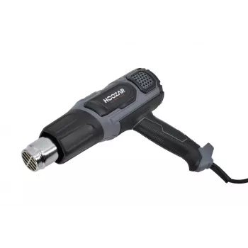 HOOZAR 2000W Heat Gun with Adjustable Temperature, LCD Display, 4 Nozzles and Carry Case