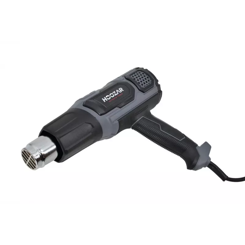 HOOZAR 2000W Heat Gun with Adjustable Temperature, LCD Display, 4 Nozzles and Carry Case