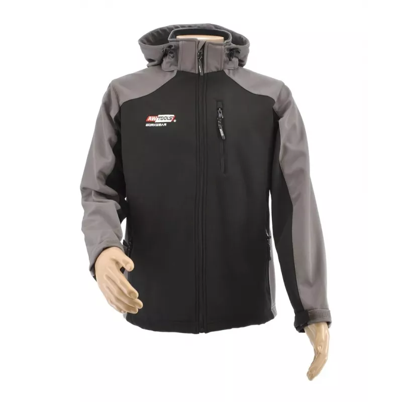 AWTOOLS Softshell Jacket T4 Grey-Black XXL