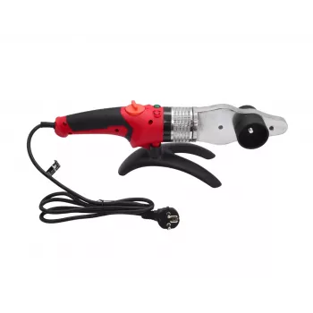 AWTOOLS 2000W Plastic Pipe Welder for PVC PP PE PB PVDF PPR 20-63mm with 6 PTFE Dies, Stand, Cutter, Gloves, Case