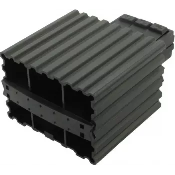 DSIT DS-Heater-1 PTC Heating Element for Outdoor Server Cabinets 30W, DIN Rail Mount, Anodized Aluminum