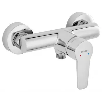 FERRO Rennto BNT7 Chrome Shower Mixer with Single Lever