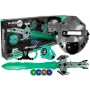 LEAN TOYS Space Knight Role Play Set with Lightsaber, Mask and Handcuffs