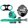 LEAN TOYS Space Knight Role Play Set with Lightsaber, Mask and Handcuffs